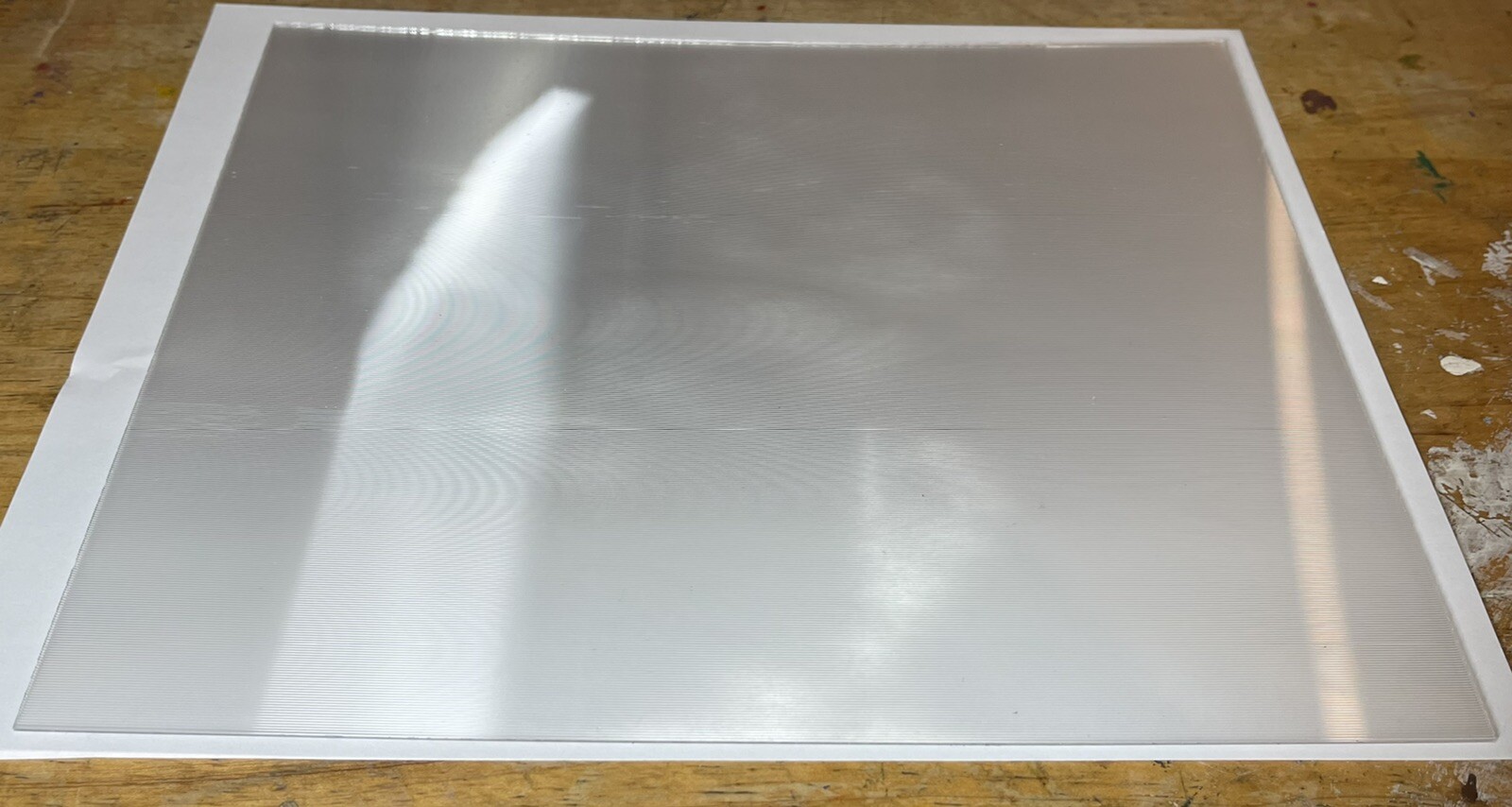 10 Lenticular Sheets 8x10in w/Adhesive back, 50 LPI (verticals)