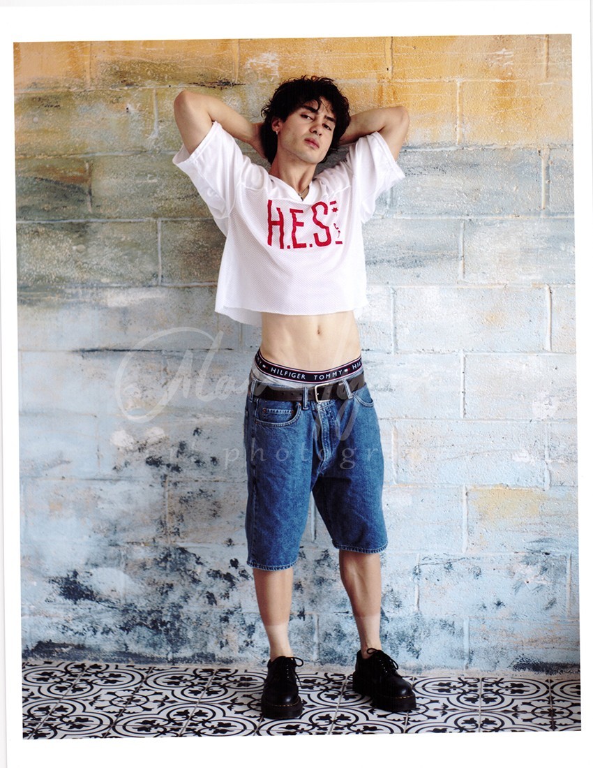 11 X 8.5 Alan Lyon Original Male Photo gay interest (1) Josh the wall