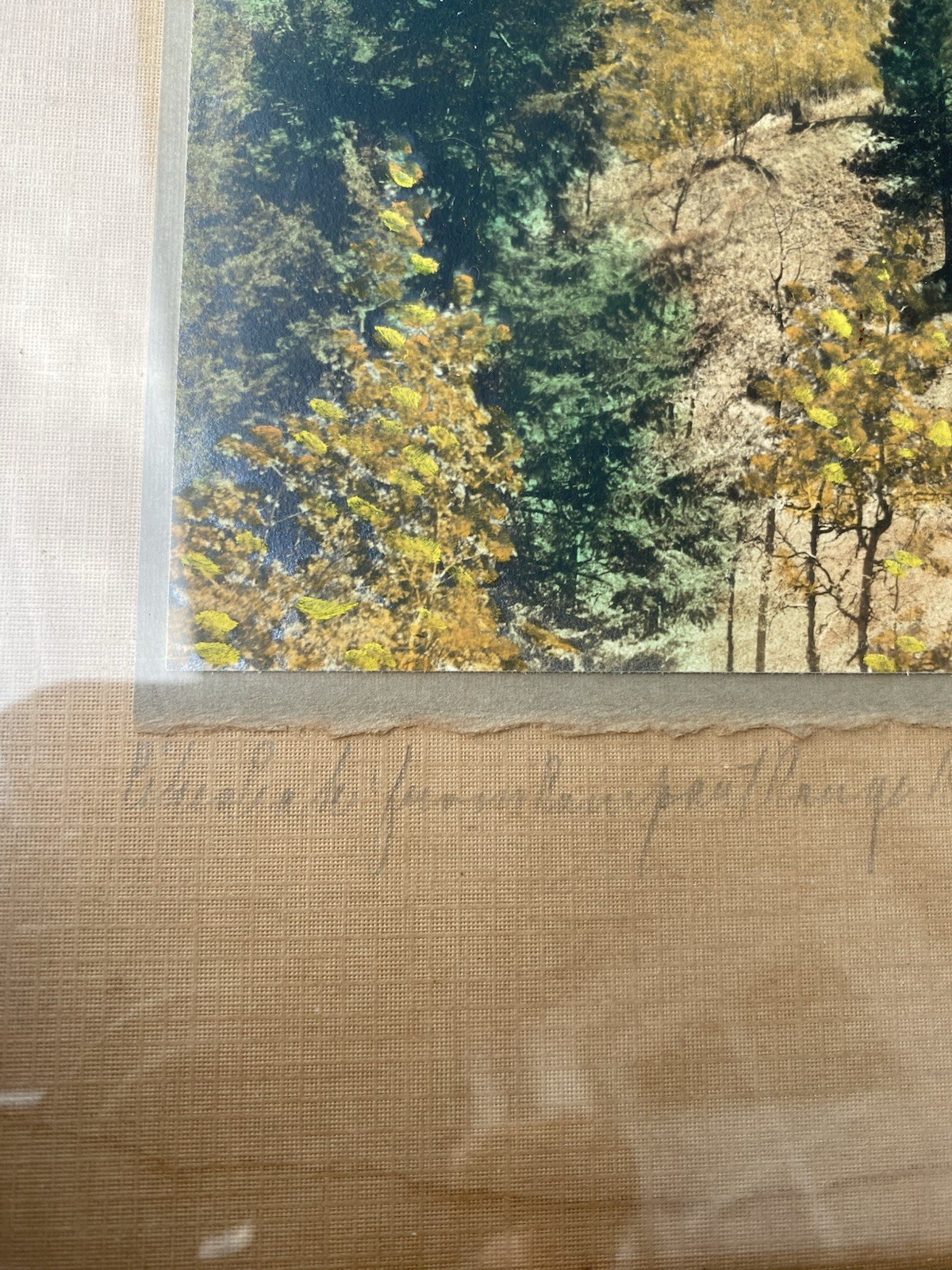 H.L. Standley hand tinted Photo PIKES PEAK