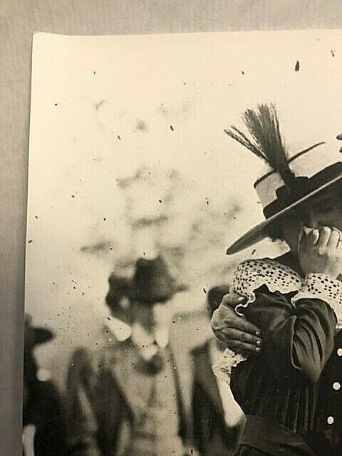 Photographic image taken in WW 1 “Saying Good Bye to Sweetheart” circa 1917