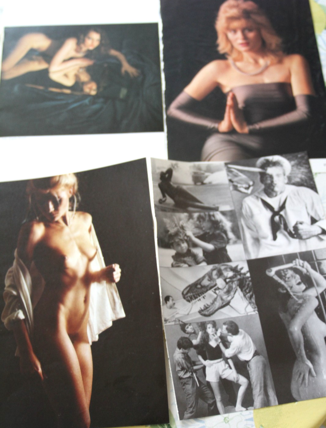 Photos sheet 1988 GDR woman girl nude art the magazine vintage BG