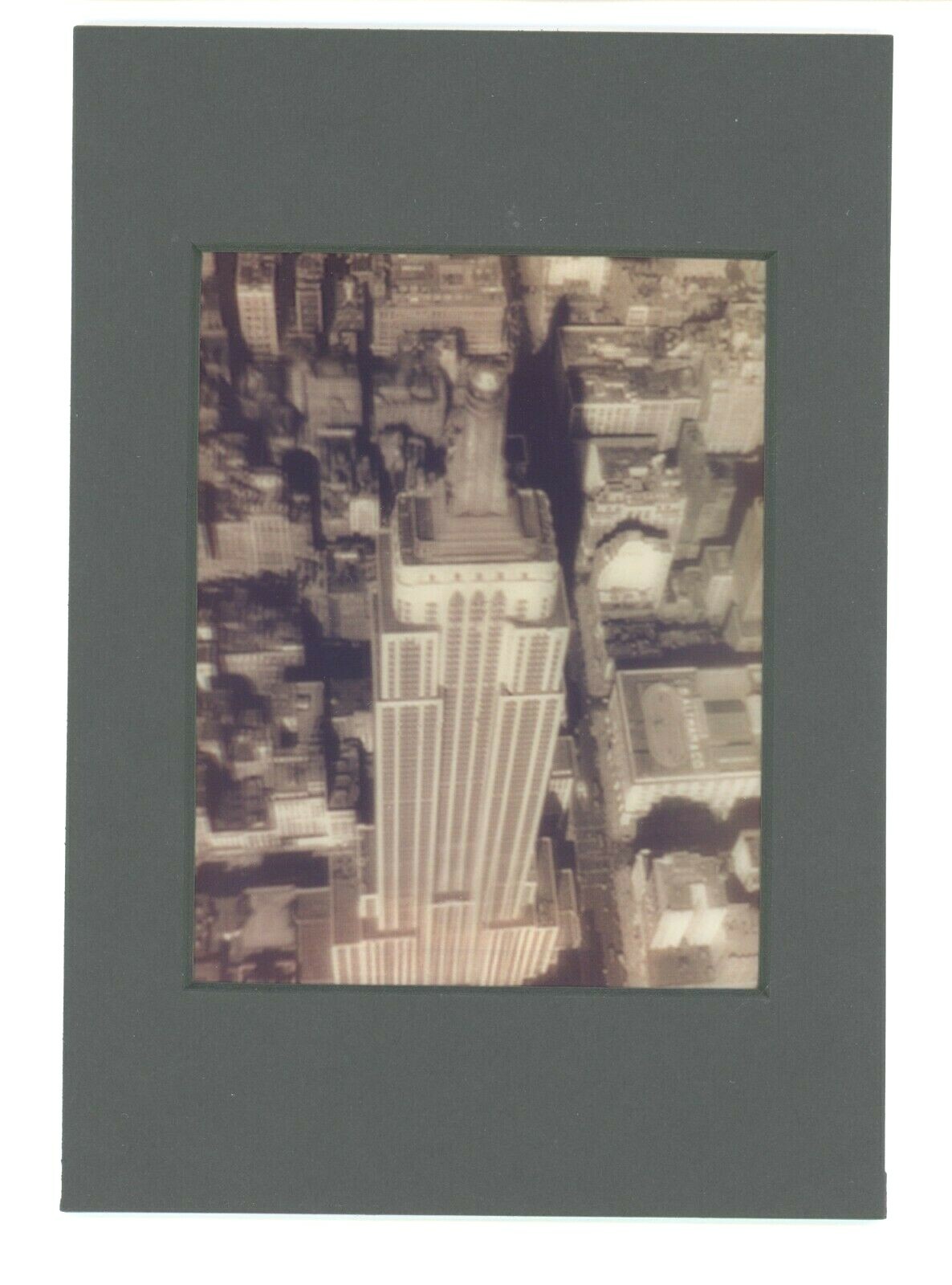 Empire State Building NYC Stereoview 3-d Photo Reprint Stereographic Arts Canada