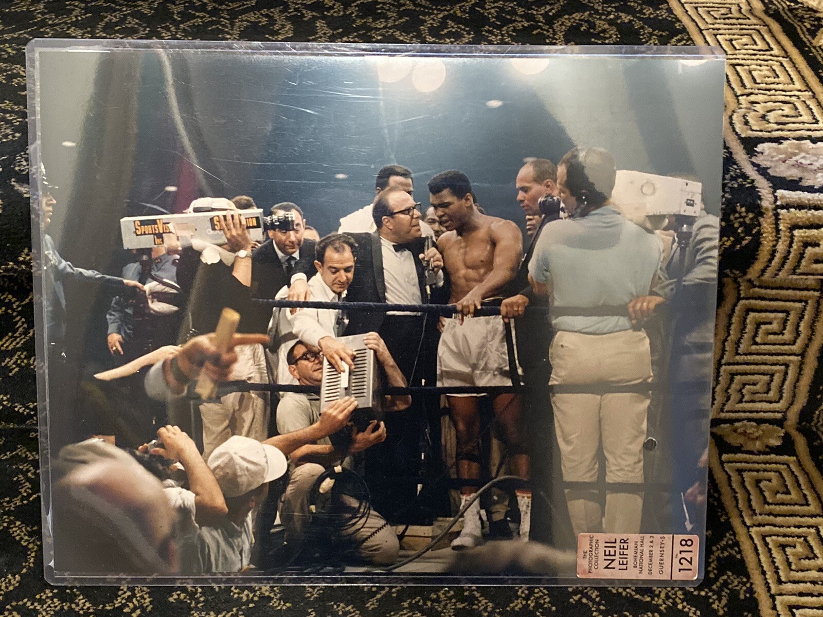 Cassius Clay Vs Sonny Liston Original Photograh Neil Leifer Muhammed Ali