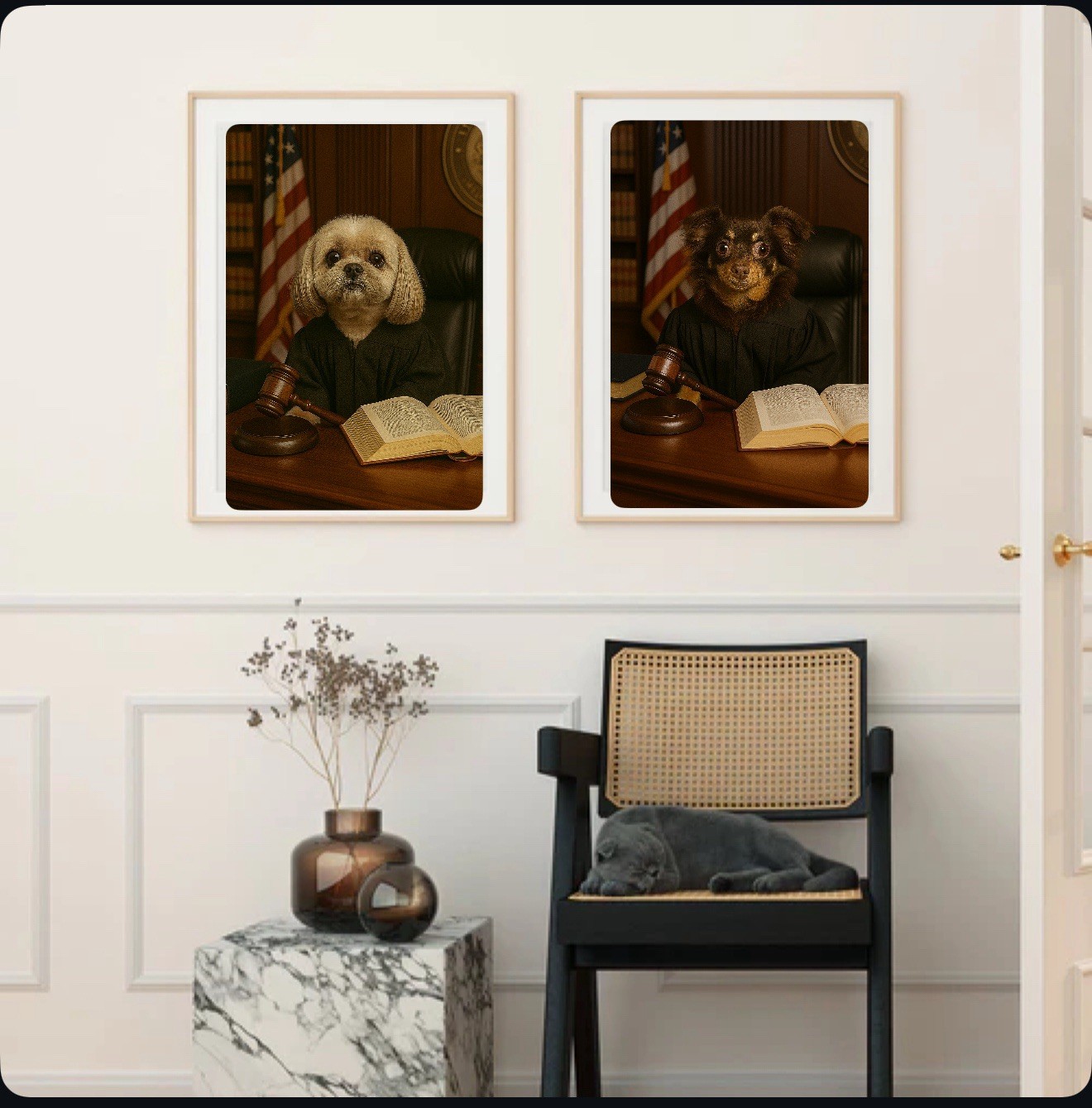 Custom Pet Portrait, Bathroom Art, Bathroom Poster, pet owner Gift