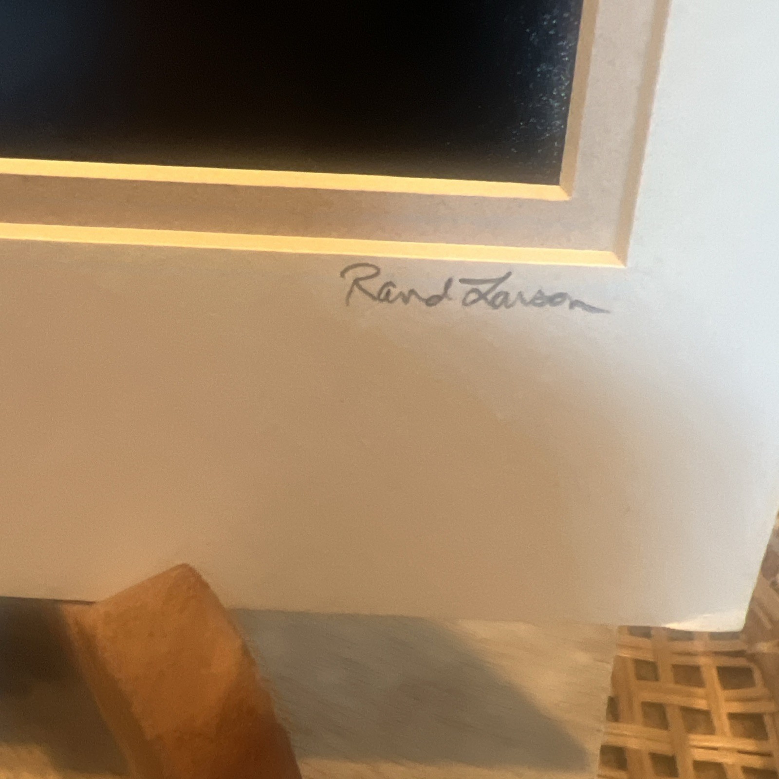 Rand Larson Signed Limited Edition Photo Desert Silhouette 149/300 Edition