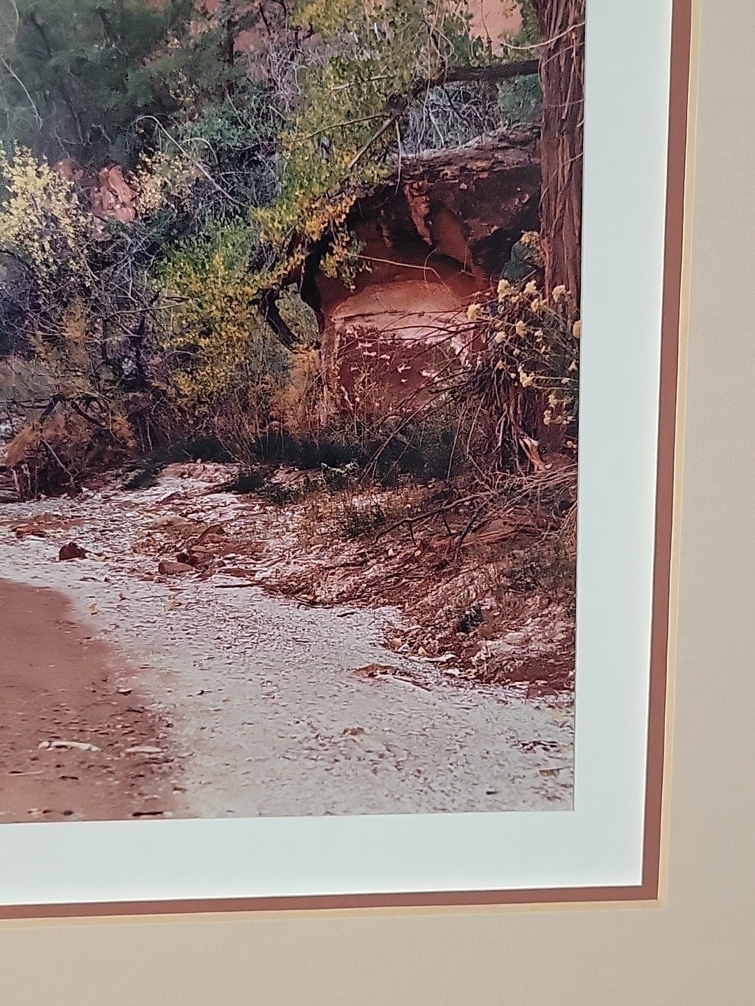 “Co-Op Creek” by Rick Preston 1988 #3, matted and signed,NO FRAME.