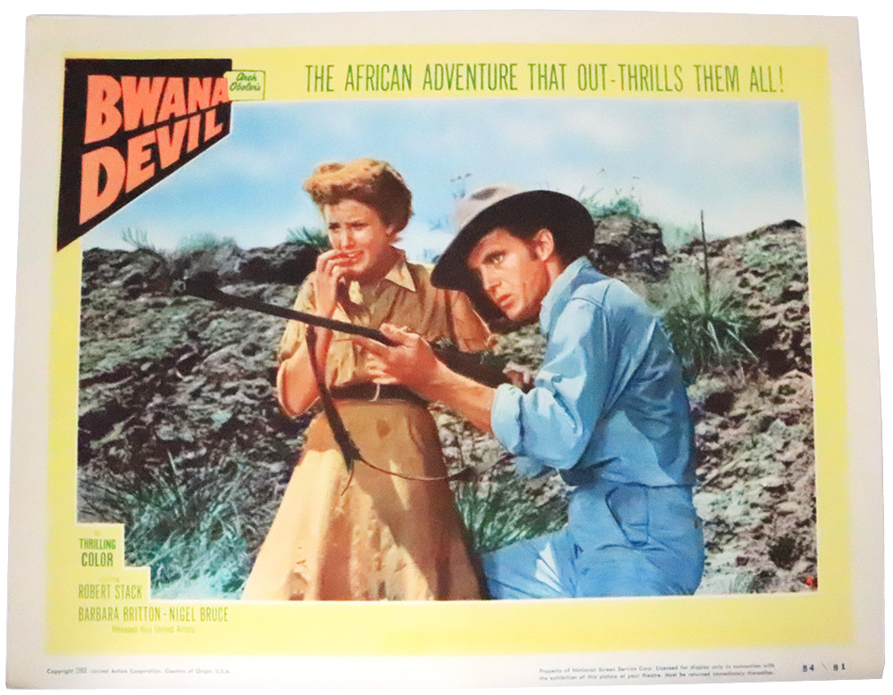 Bwana Devil – The African Adventure – Lobby Card – 1954