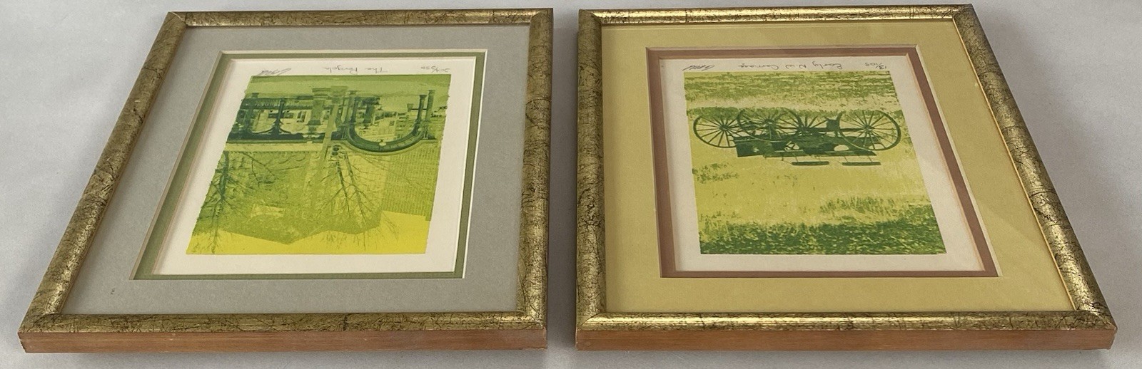 Limited Edition Vintage Monochromatic Stylized Photo Screenprints 22cm x 27cm