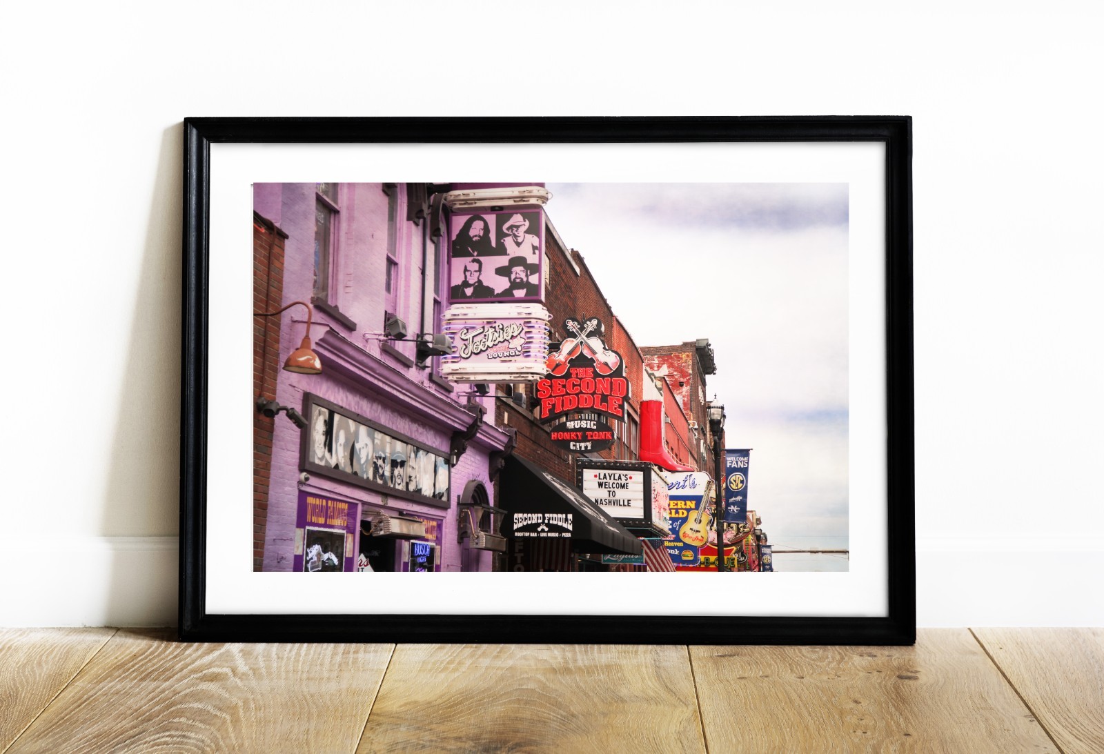 Broadway Street Nashville Tennessee Music Row Photography Print
