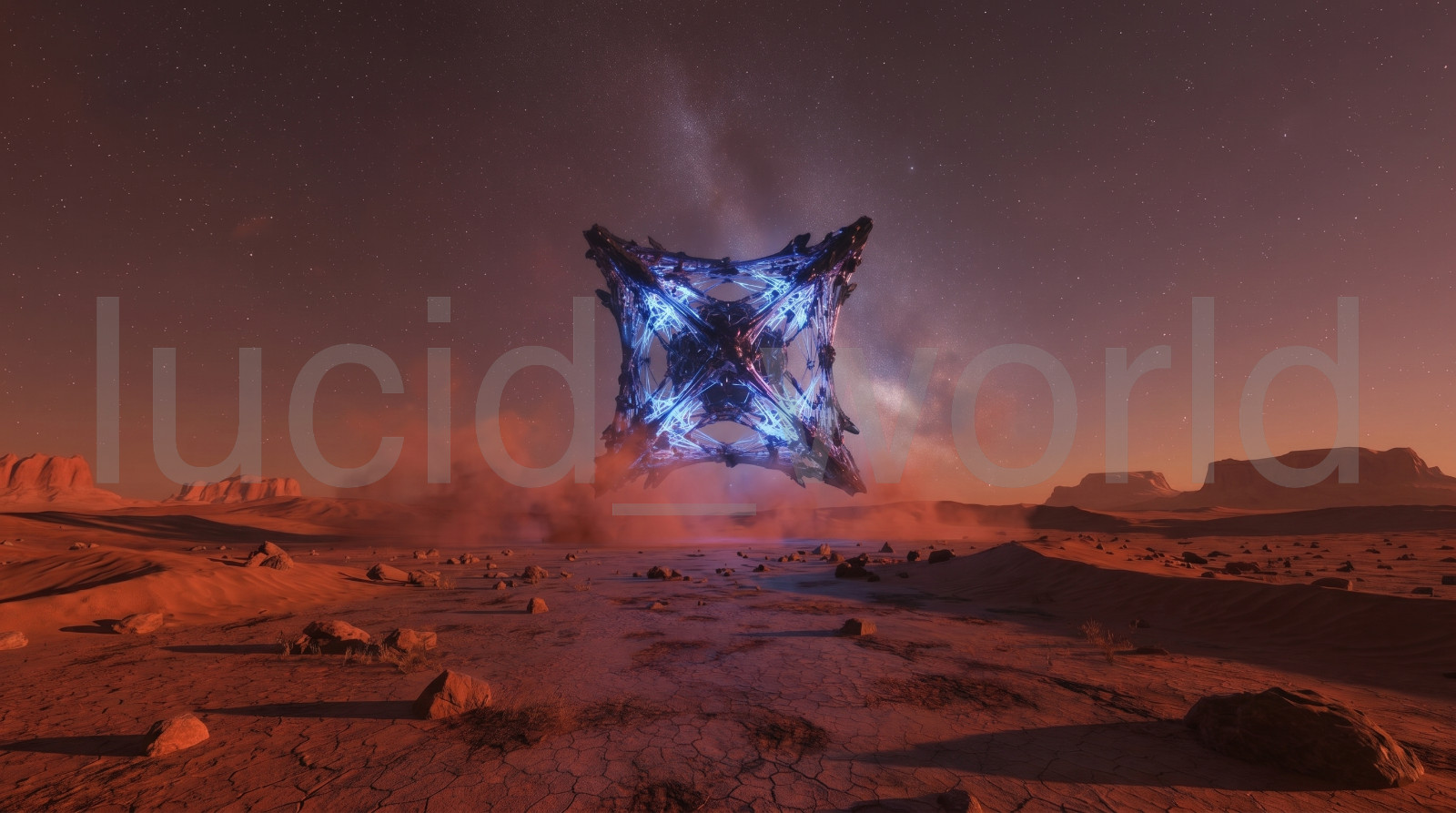 Cosmic Abstract Portal Desert Planet Art Digital Download Modern SciFi Printable