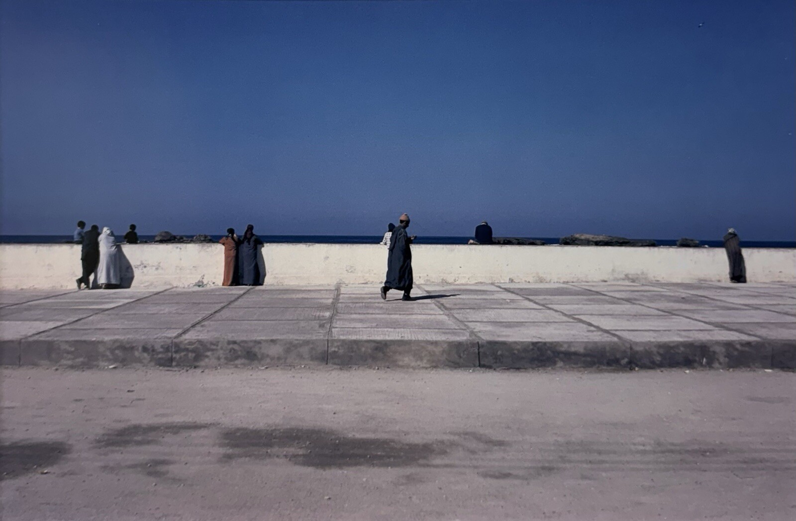 Original 1981 Harry Callahan Morocco Street Scene Dye Transfer Photograph SIGNED