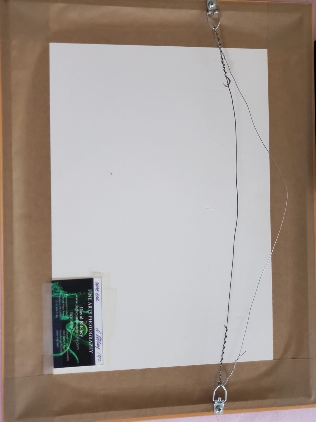 Photographic Art Work by David Ritchey. Signed and dated. Title: “grab bar”