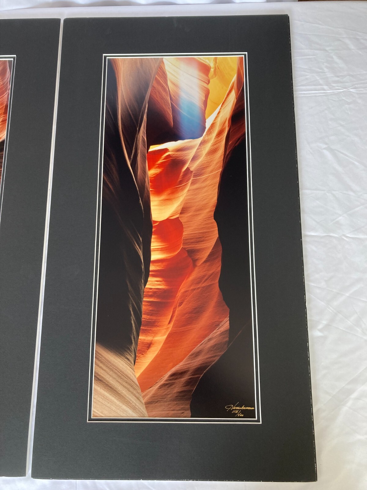 ANTELOPE CANYON, ARIZONA X2 Signed FRED & JOAN HANSELMANN Limited Edition Print