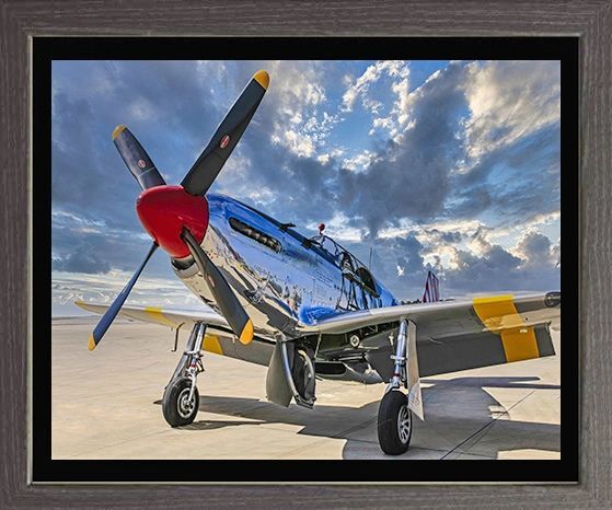 WWII North American P51C Mustang Signed Limited Edition Photographic Print