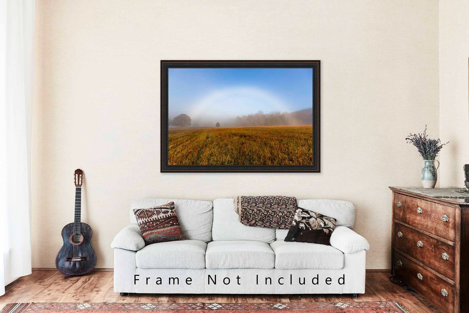 Fog Bow Photography Print: Tennessee Great Smoky Mountains Landscape Photo