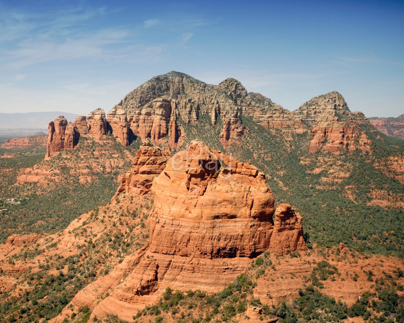 8×10 Photo of Bell Rock Formation, Sedona, Arizona. Free Shipping.
