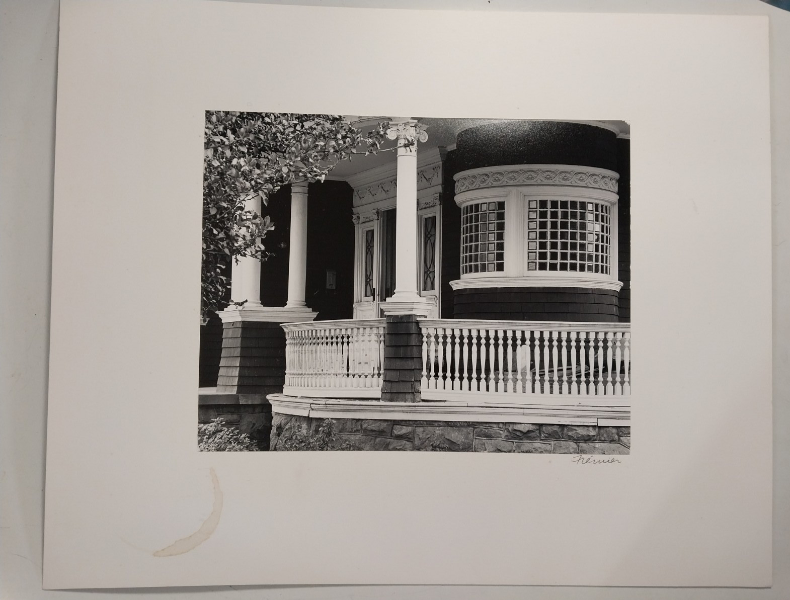 Roger W Fremier (1939-2011) 1988 Photograph Victorian House Porch Watsonville CA