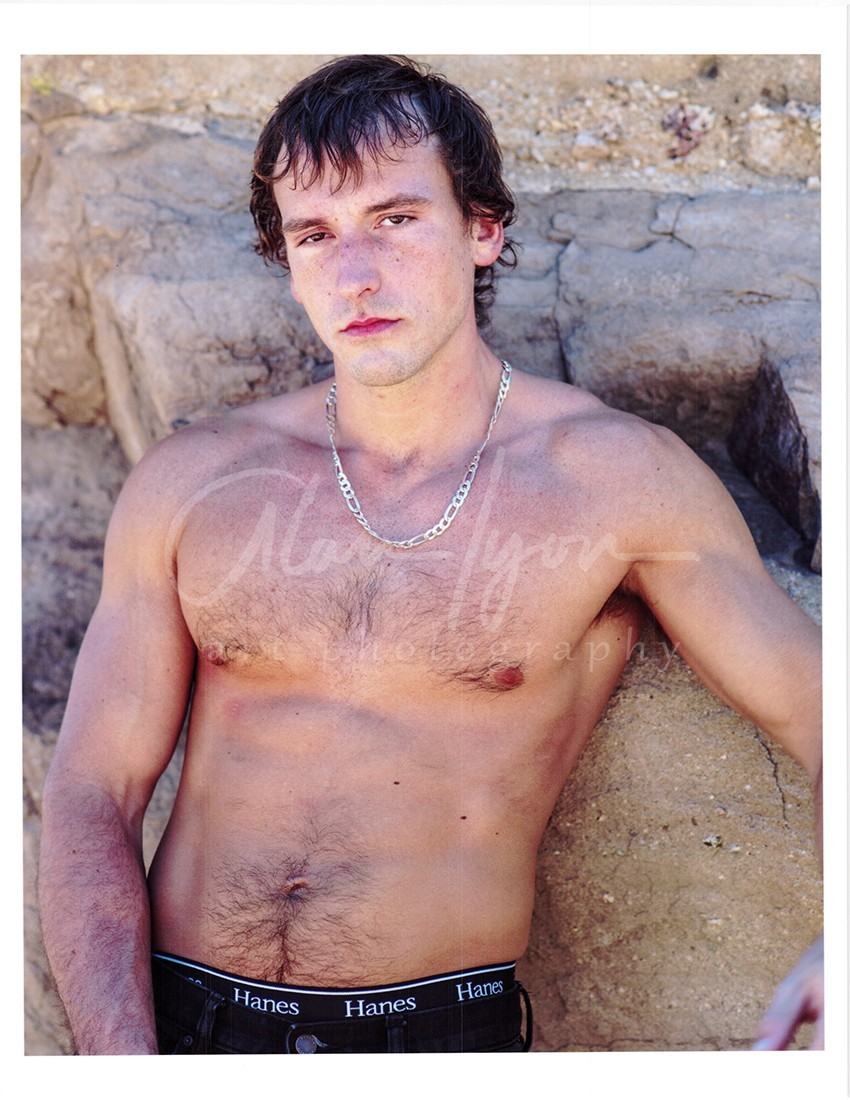 11 X 8.5 Alan Lyon Original Male Photo gay interest (9) Esteban rocks