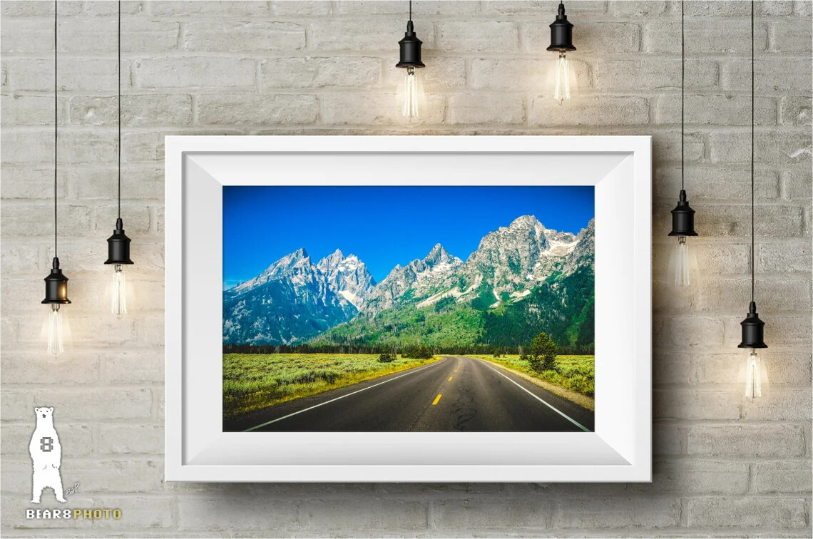 Teton National Park, Wyoming – Country Roads – Mountain Landscape Photography