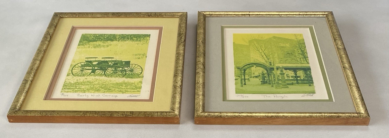 Limited Edition Vintage Monochromatic Stylized Photo Screenprints 22cm x 27cm
