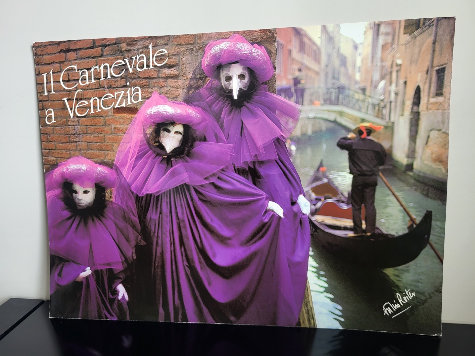 Italian Fulvio Roiter Photograp Print Lot Of 6 Venezia Maschere Di Carnevale