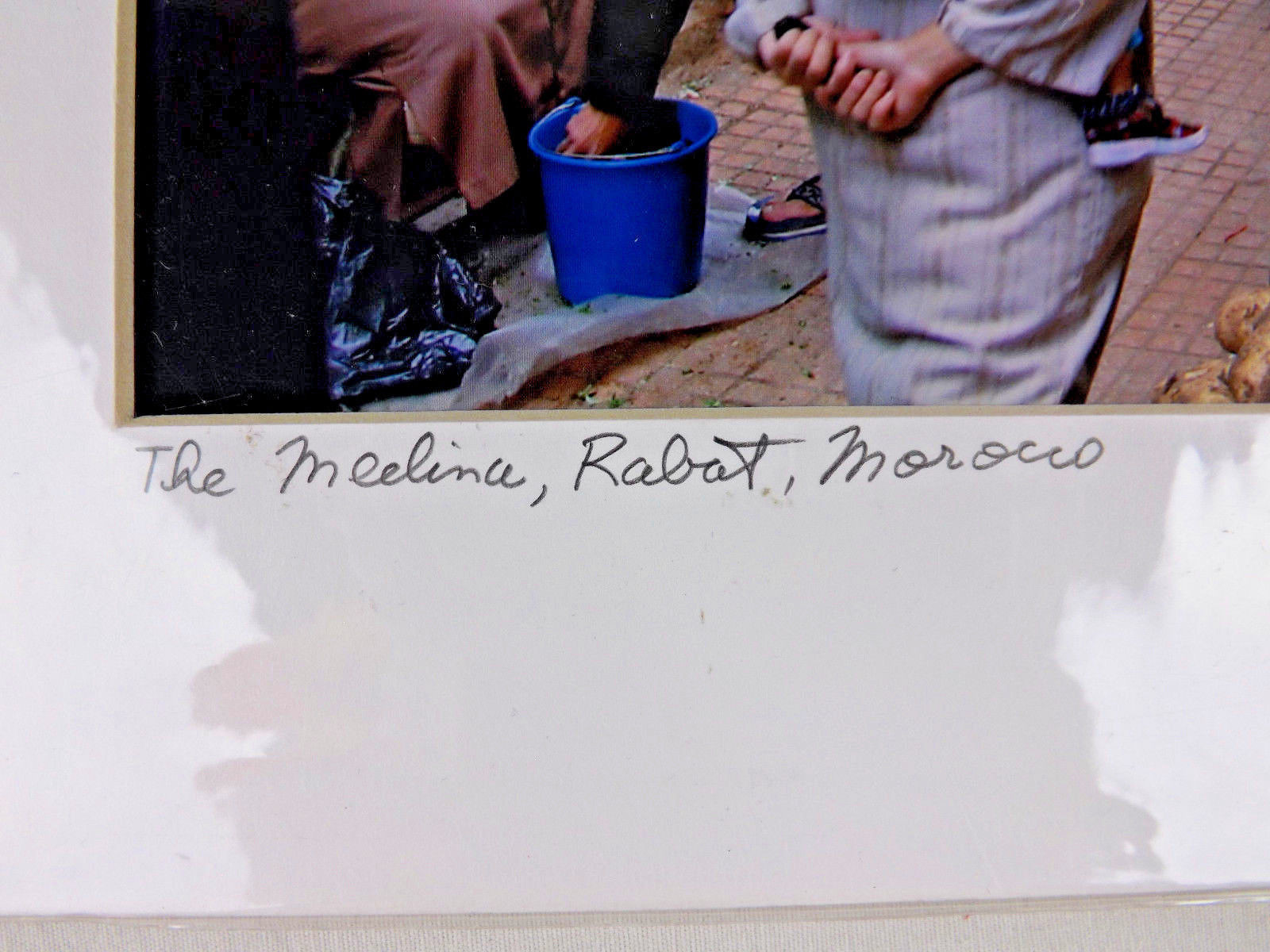 Medina Rabat Morocco Color Photo 11″ x 14″ People Market Town Life Architecture