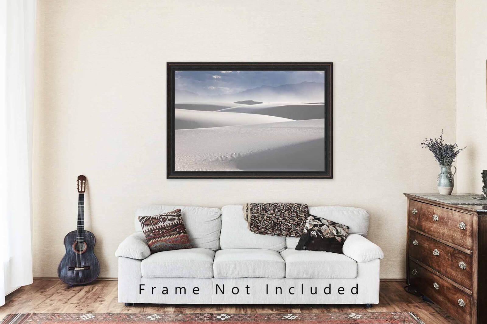 White Sands National Park Photography Print – Abstract Sand Dunes in New Mexico