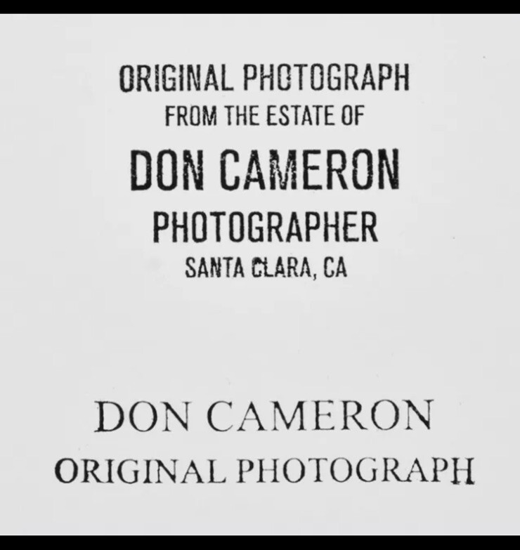 DON CAMERON 1943-2016 female Ballet Toe DANCE PHOTOGRAPH Black & White Ballerina