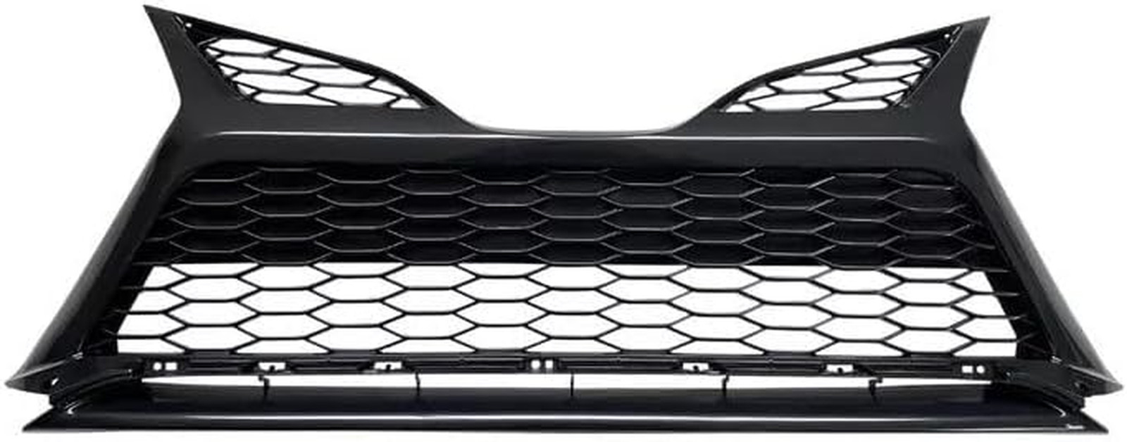 Front Grille Black Trim Fog Light Bezel Set 9Pcs Fit for 2021 2022 2023 Toyota C