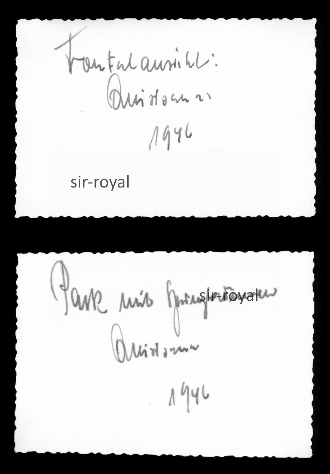 2x Pocos de Caldas 1946 – Quisisana Hotel – Portugal 1940s – Photo 9x6cm