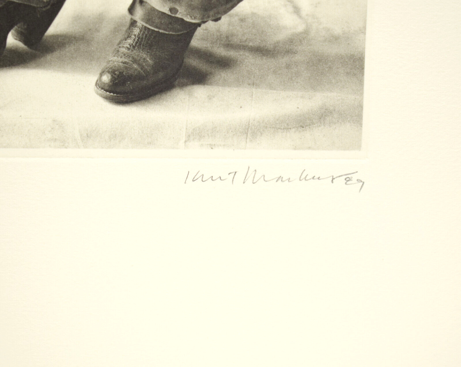 KURT MARKUS Batwings And Spur 1989 Photogravure Signed ltd 1/300