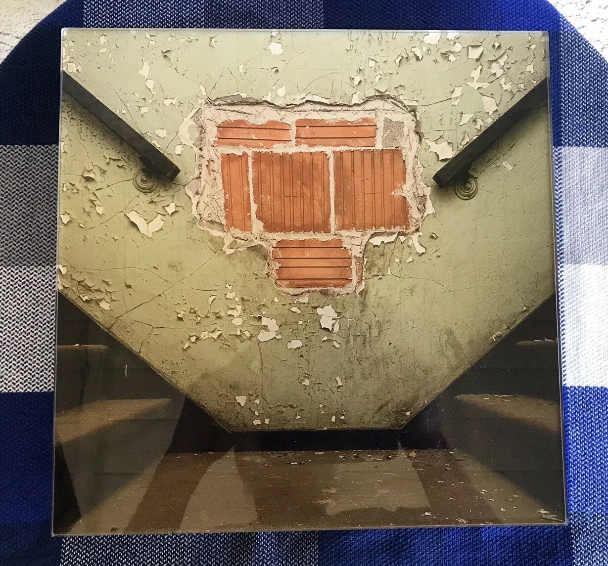 Brad Pogatetz 2007 Signed Urban Abandonment Art Photograph Mounted 11.75in Sq