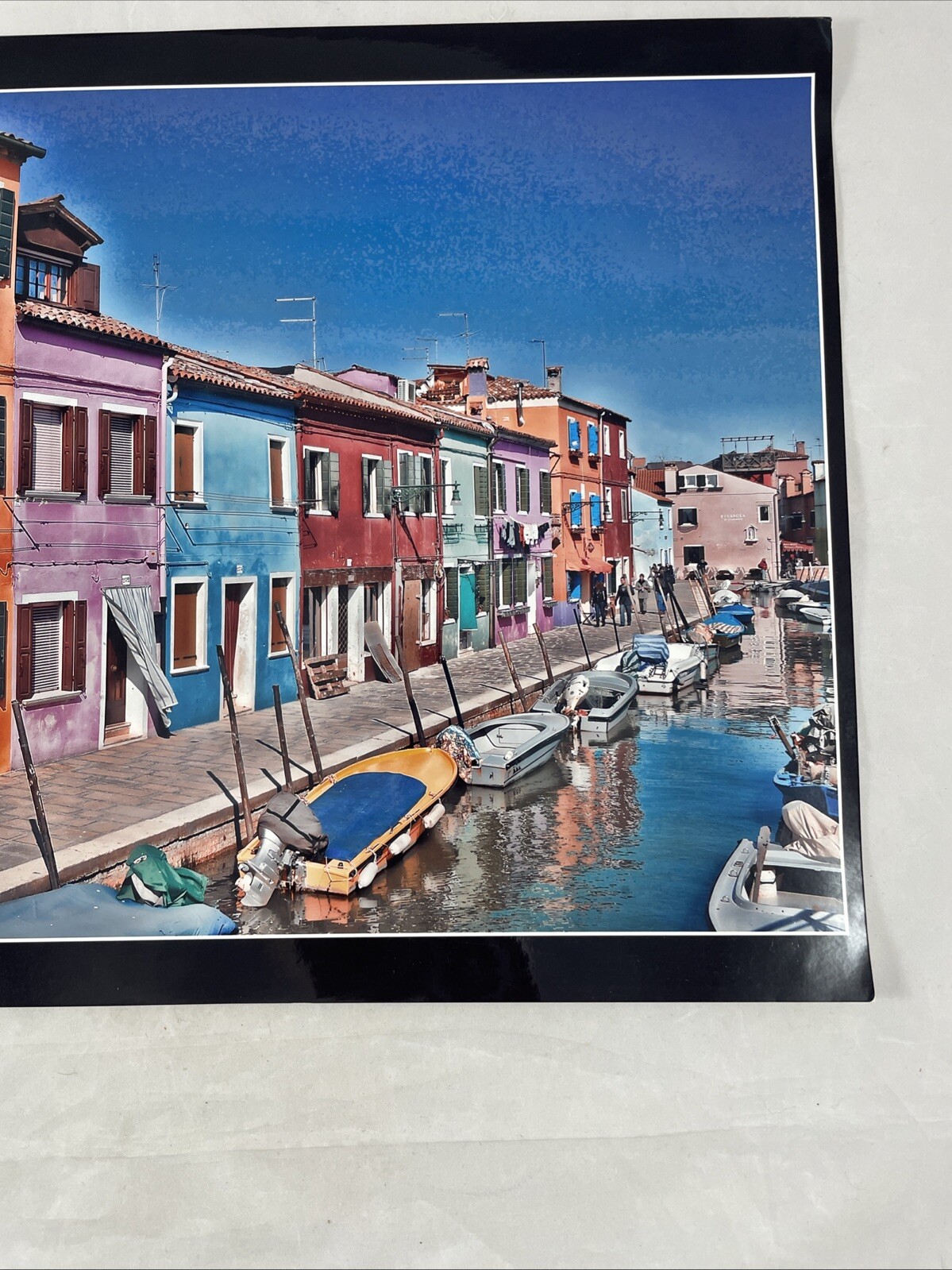 Burano Italy, venice 16X12 europe canal cityscape colorful
