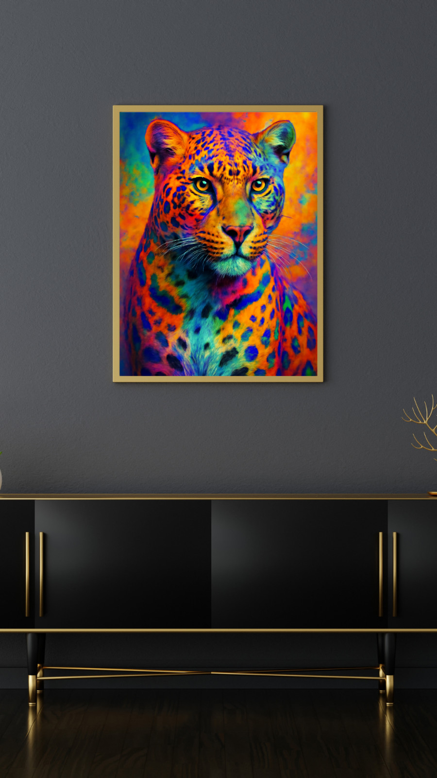 Digital Image Picture Photo Wallpaper Printable Poster Leopard Wall Art Decor