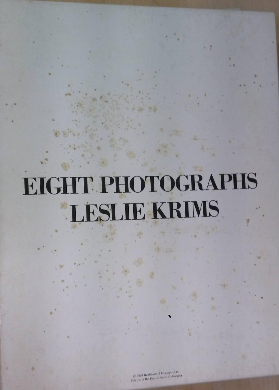 EIGHT PHOTOGRAPHS. 3 PROTFOLIOS BY LESLIE KRIMS, ARTHUR FREED & JERRY UELSMANN