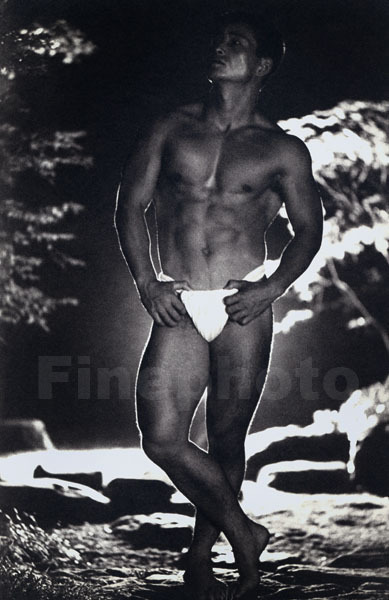 1965 Vintage TAMOTSU YATO Semi Nude Male Japan Bodybuilder Muscle Photo Gravure