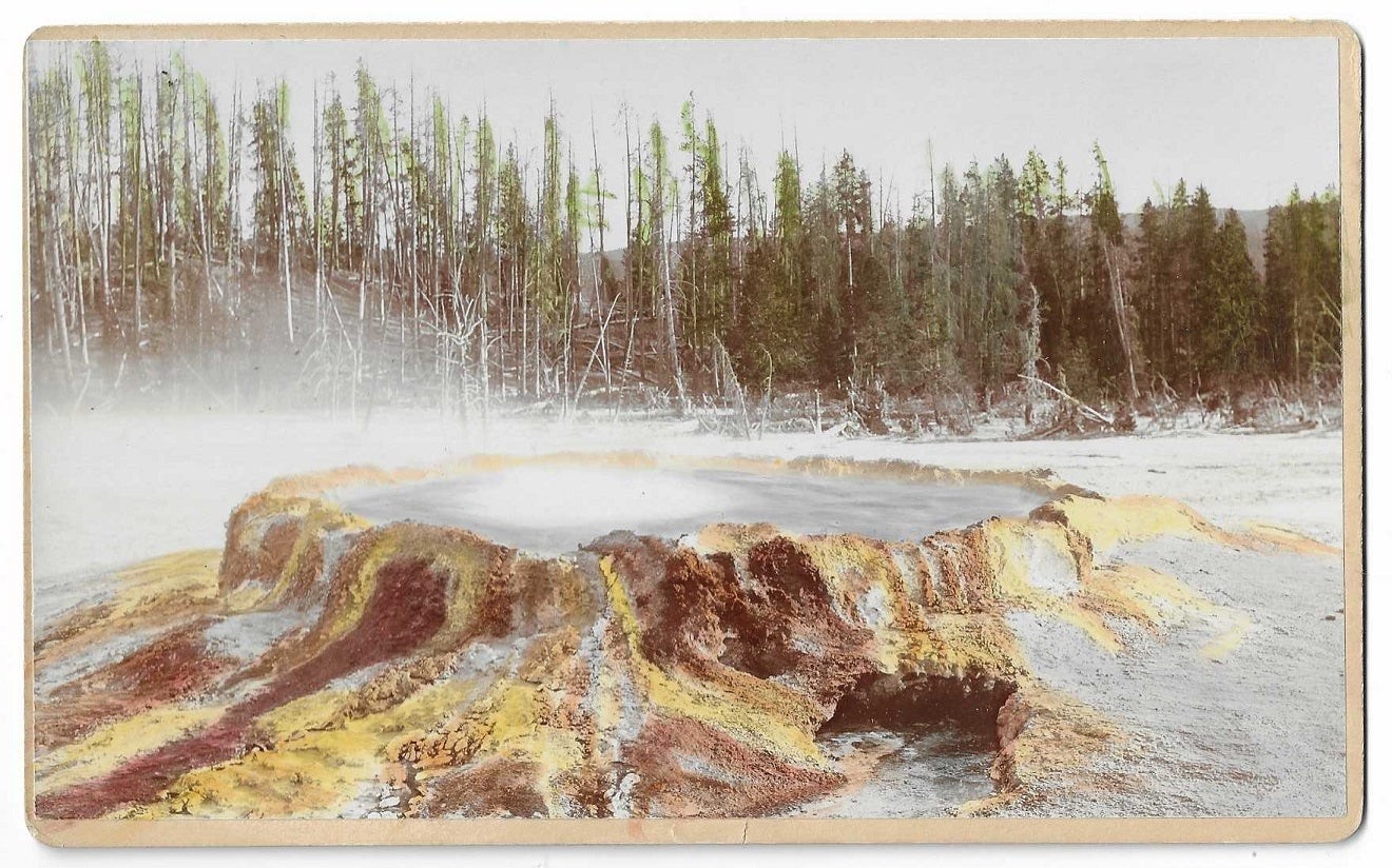 Frank Jay Haynes / Water Color Photographs Hand Painted Yellowstone National