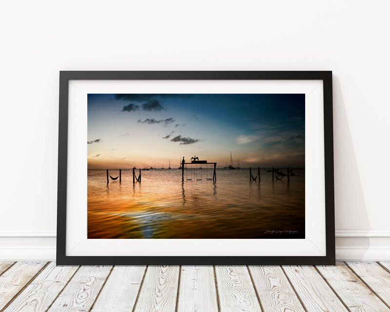 Belize – Caye Caulker Island Sunset Beach Ocean Sea, Fine Art Photography,