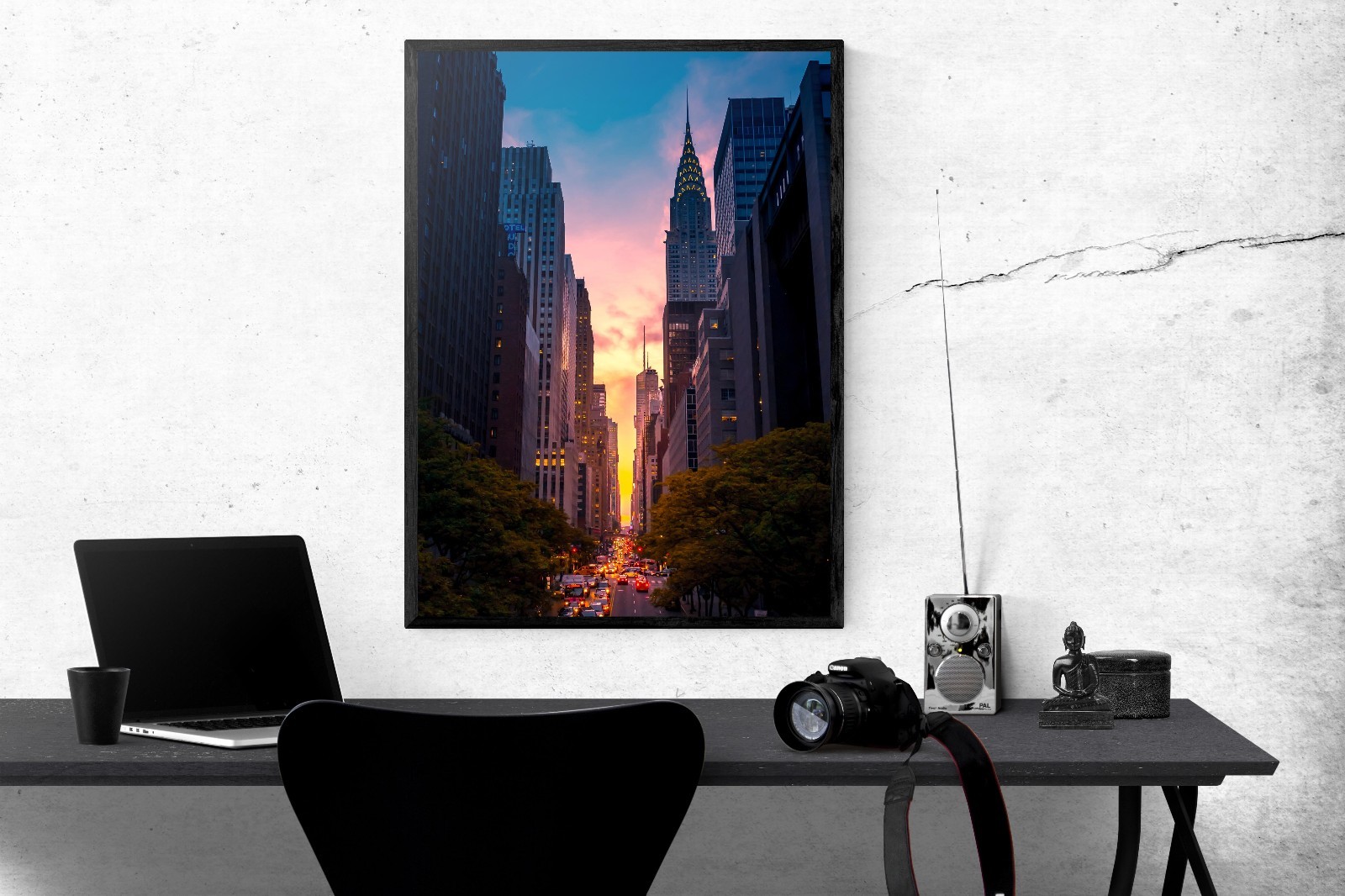 New York City Photo Print, Chrysler Building, Sunset, NYC Photo, Manhattan 42 St