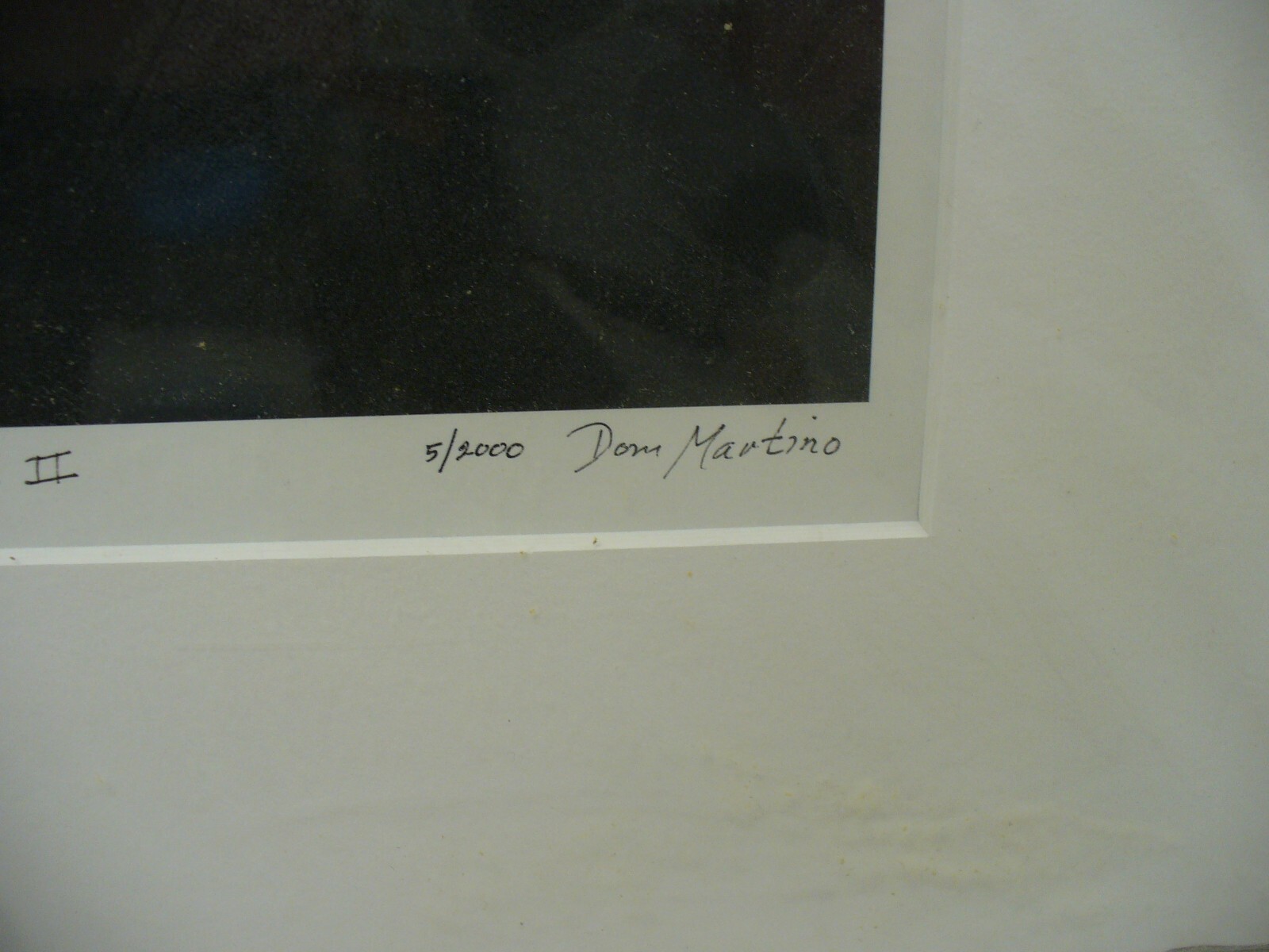 MATTED PHOTOGRAPHY Lady Luck 2 5/200 by Dom Martino 16×20 in Black and White