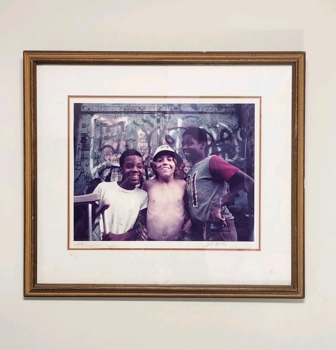 Vtg 1979 Bill Kurtis Limited Edition Photograph “Pals” – 24/95 – Chicago Teens