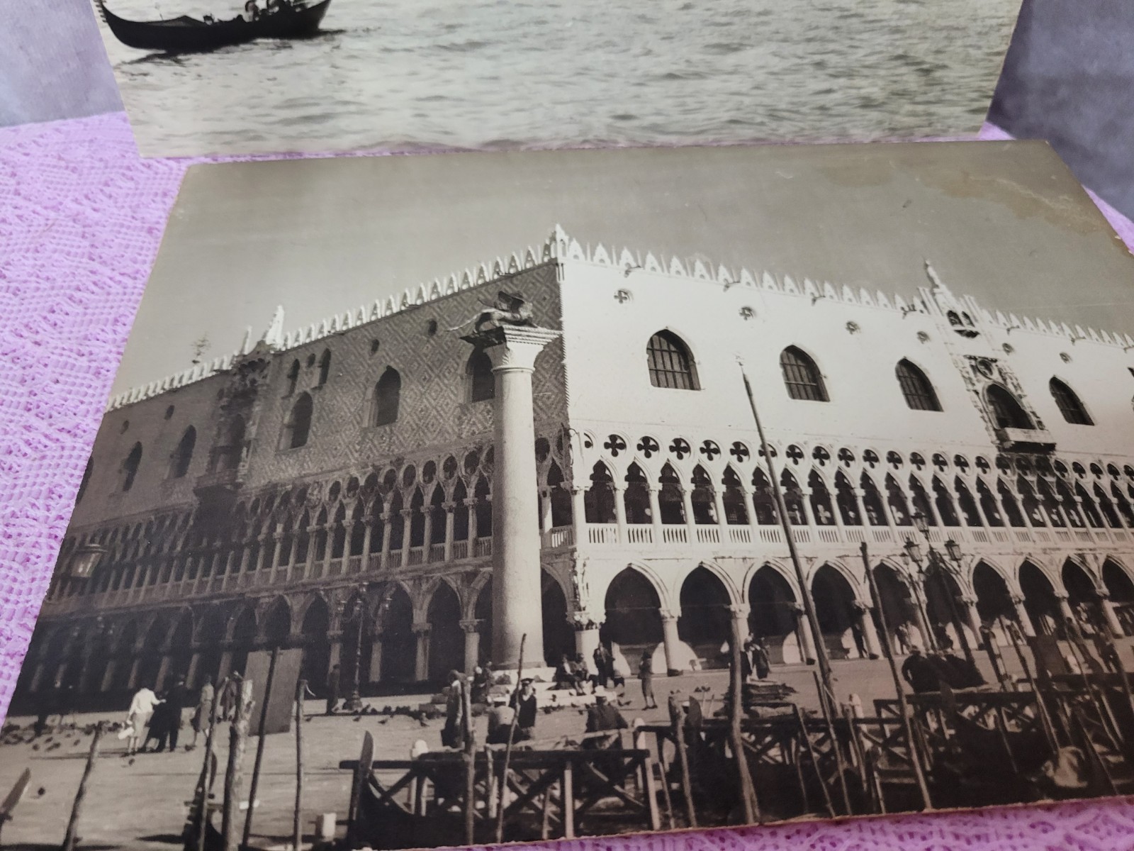 Lot Of 12 Vintage Black And White Photographs Venice Rome Florence Italy 9×7.5