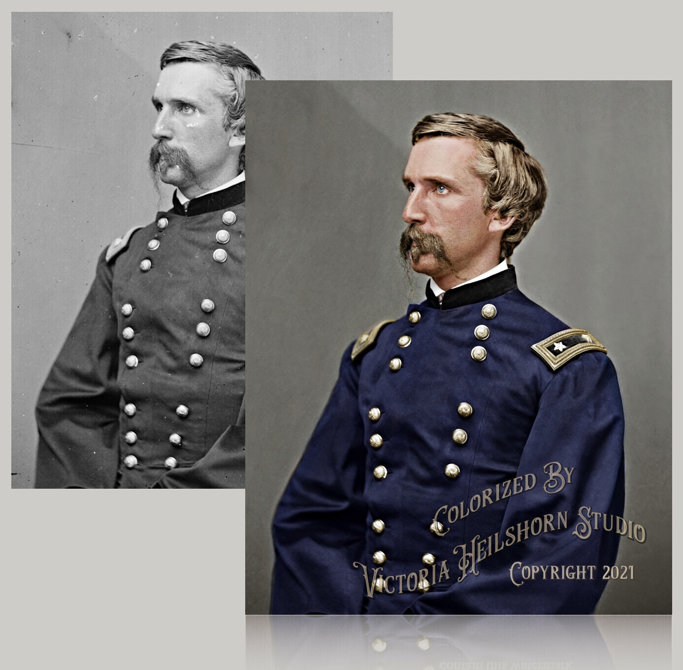 New Colorized Photo Poster: Civil War Col. Joshua Lawrence Chamberlain – 6 Sizes