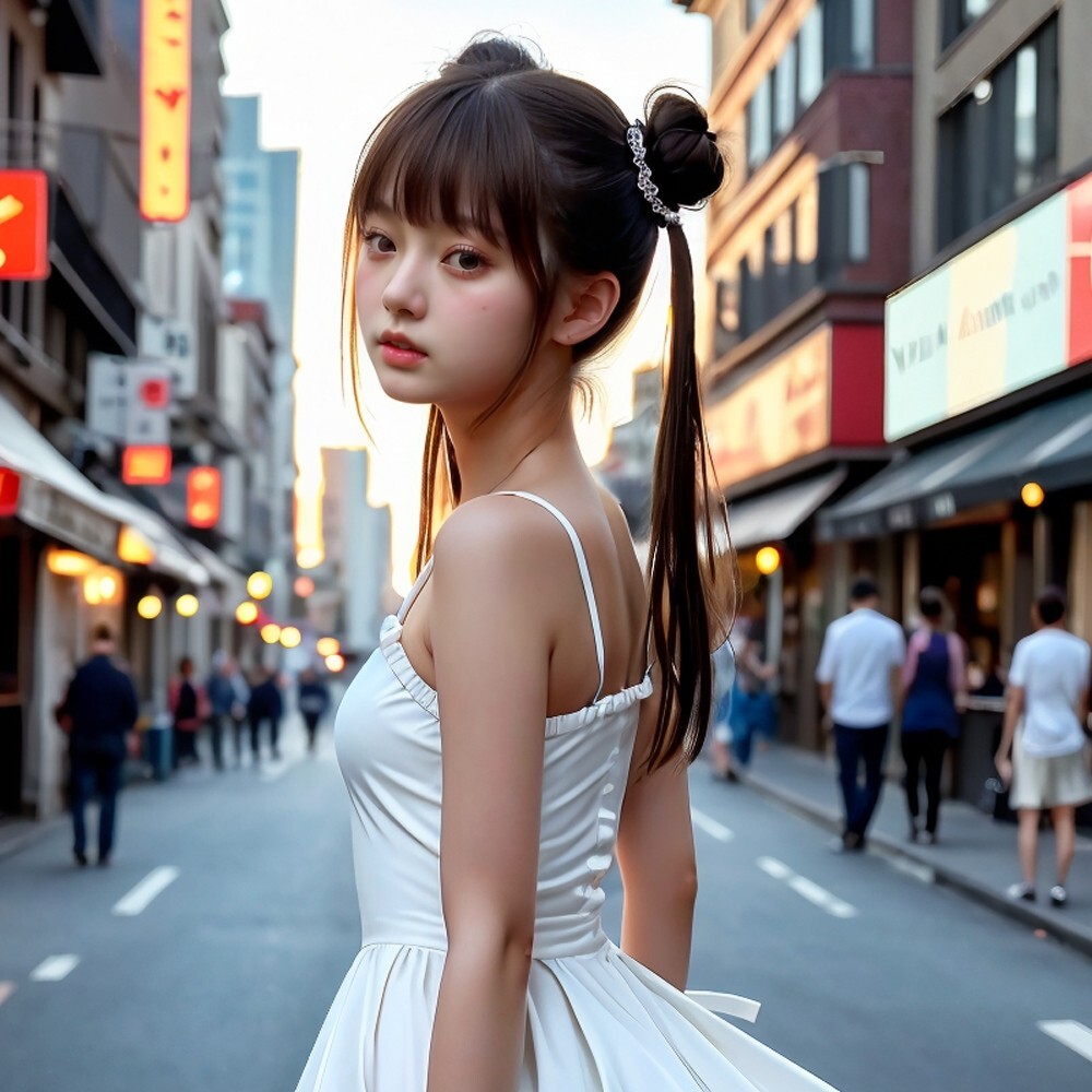 No nudity / AI Photo Art / asian cute girl (500 images digital download)
