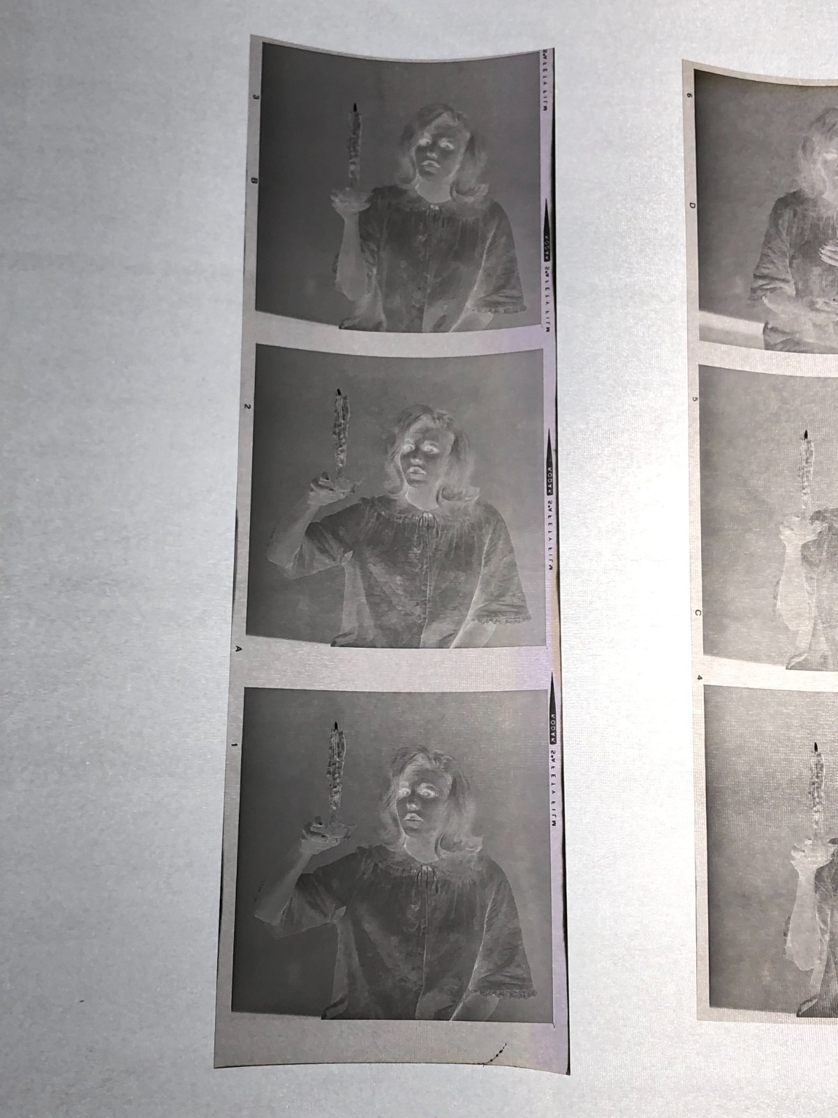 NEWLY FOUND Hendrickson PHOTO Contact Sheet Proof & Negatives MARILYN LOOK-ALIKE