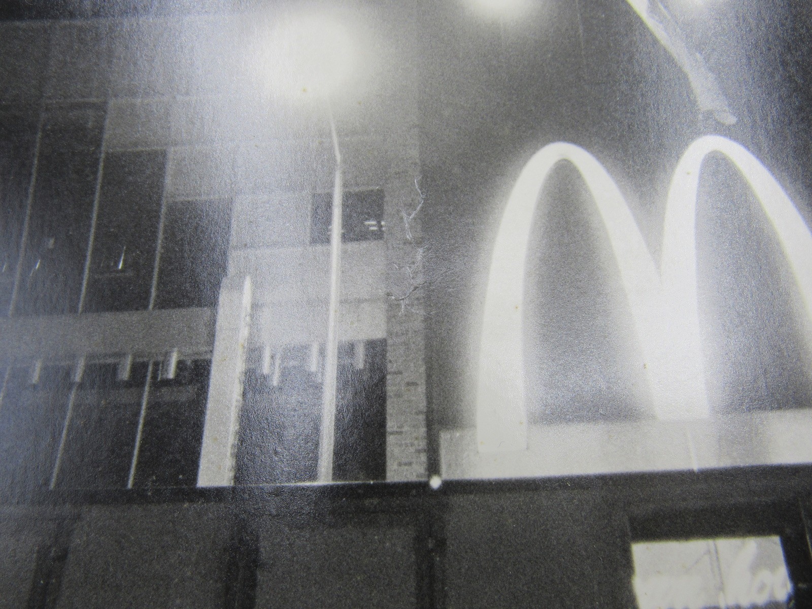 Signed Paul A. McDonough (1941–2025) b&w photo New York City at Night 1983