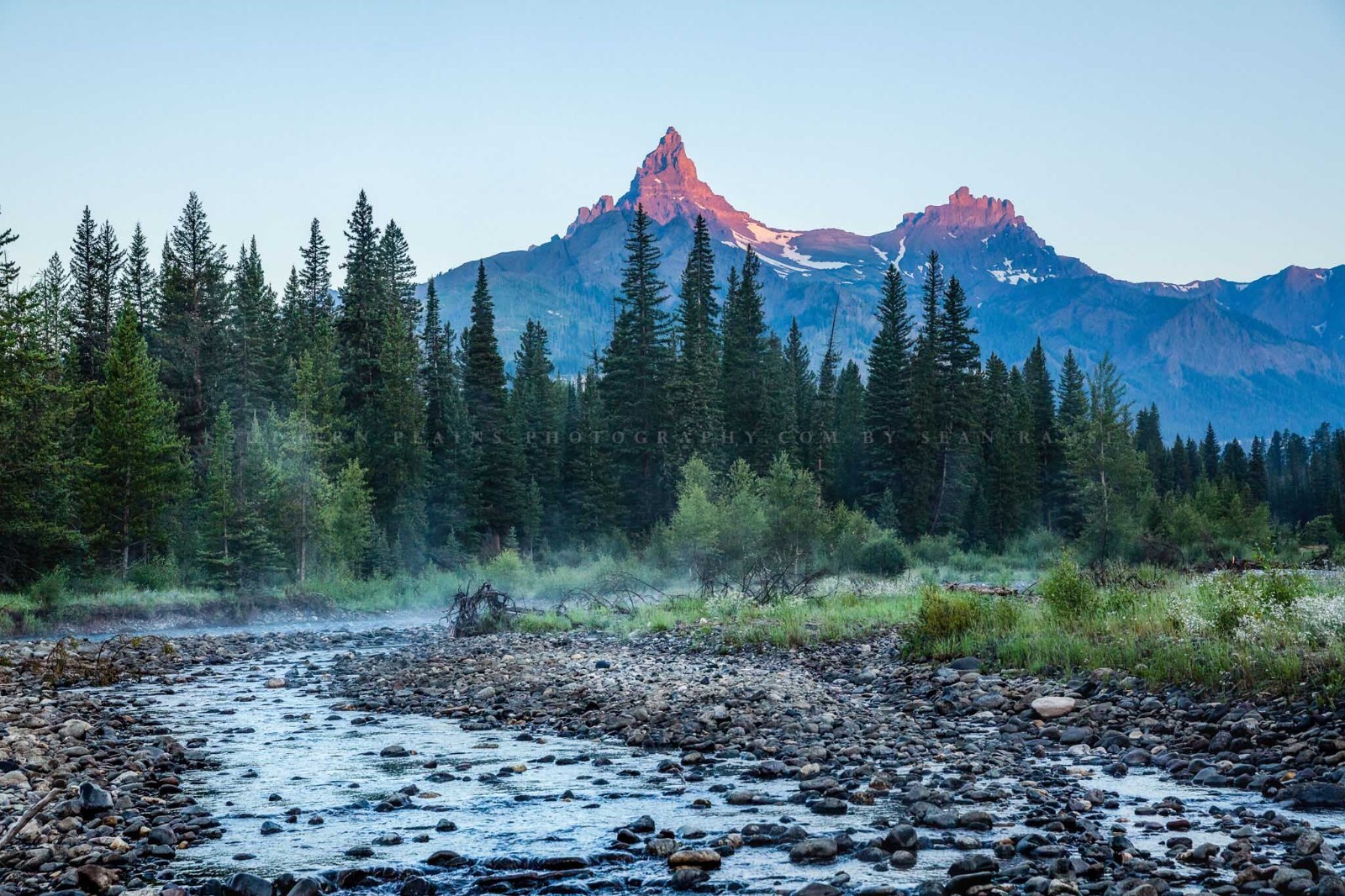 Pilot Peak Beartooth Mountains Wyoming Montana Landscape Photography Print
