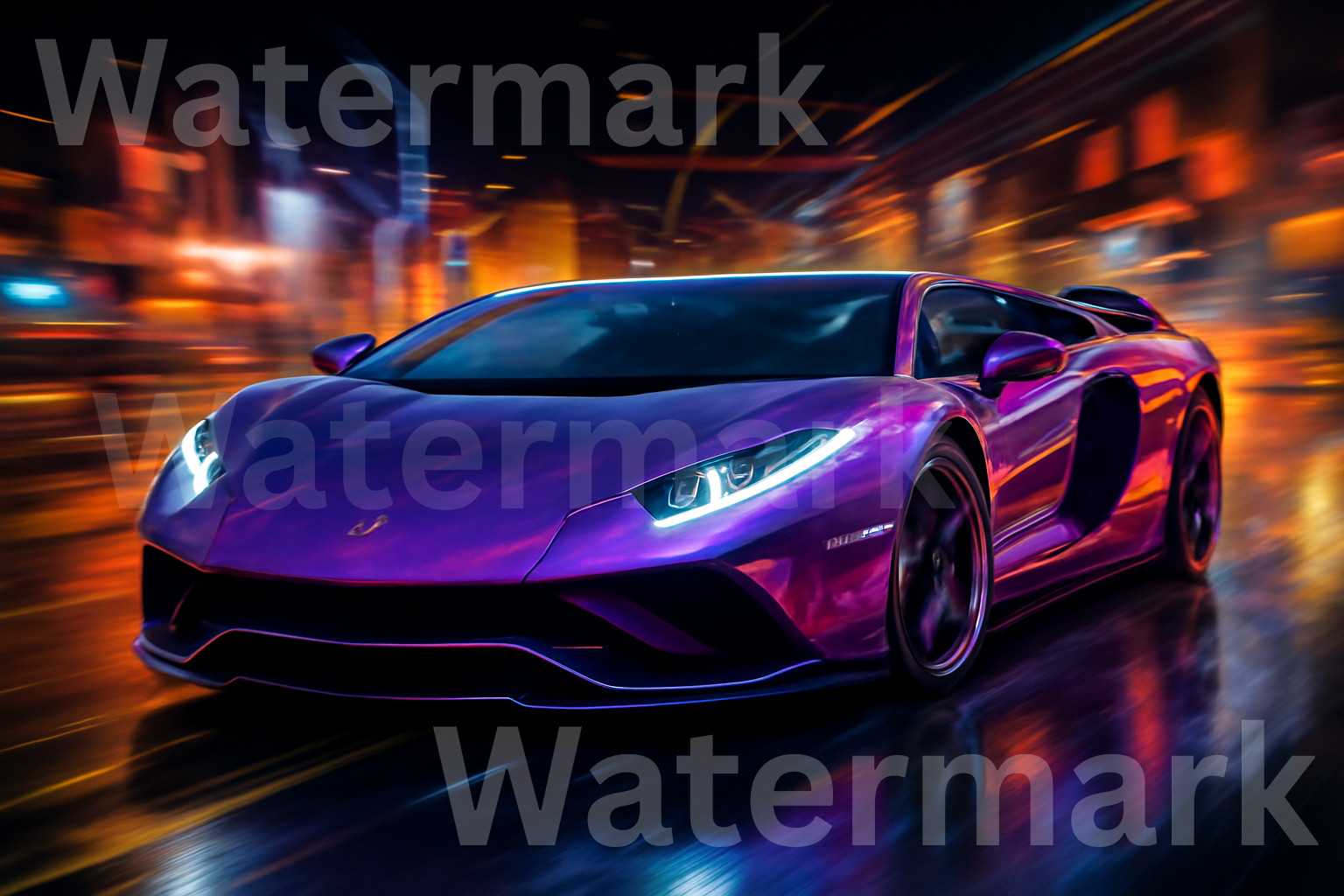 Digital Image Picture Photo Wallpaper Printable Luxury Purple Lamborghini Sports