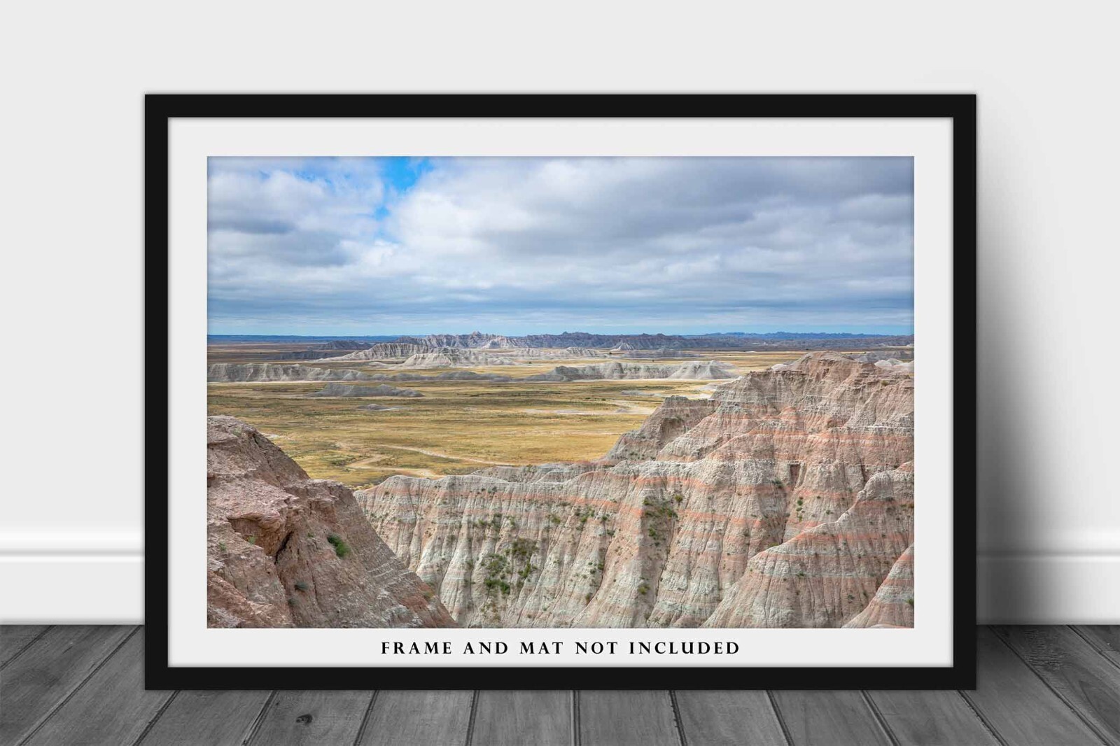 Badlands Photography Print – Picture of Prairie Landscape in South Dakota