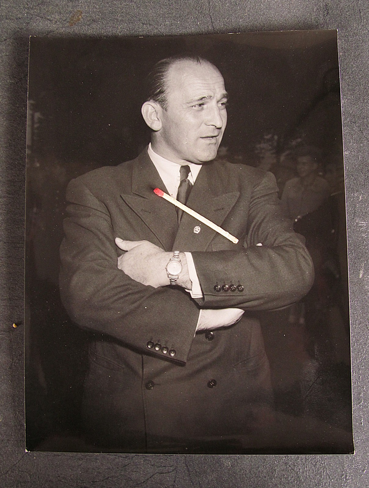 Adenauer driver Willy Klöckner Mercedes-Benz 300d W 189 around 1950 His. Photo
